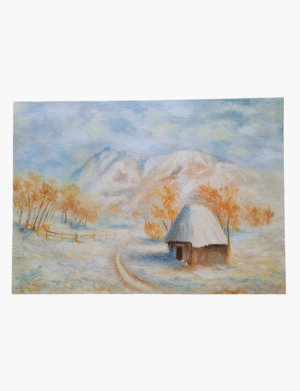 Peisaj de iarnă la munte